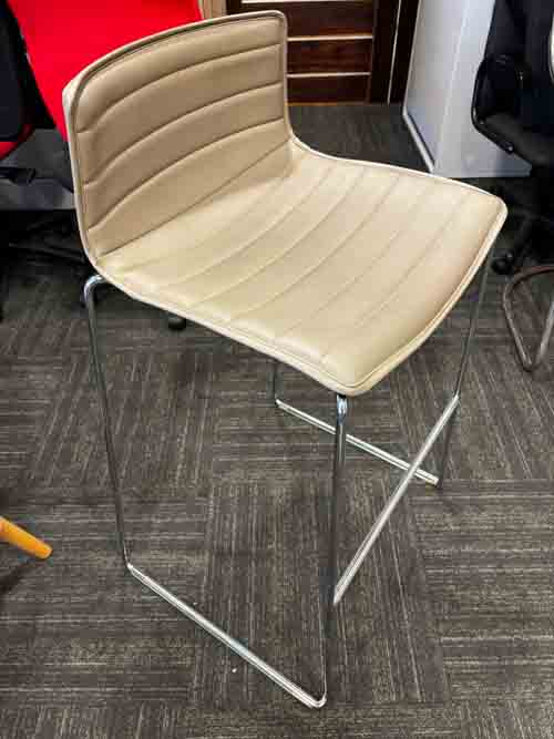 Bonded Leather Bar Chair