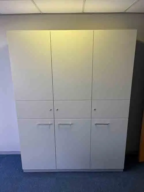 Tall 3 Hinge Door Storage Cabinet